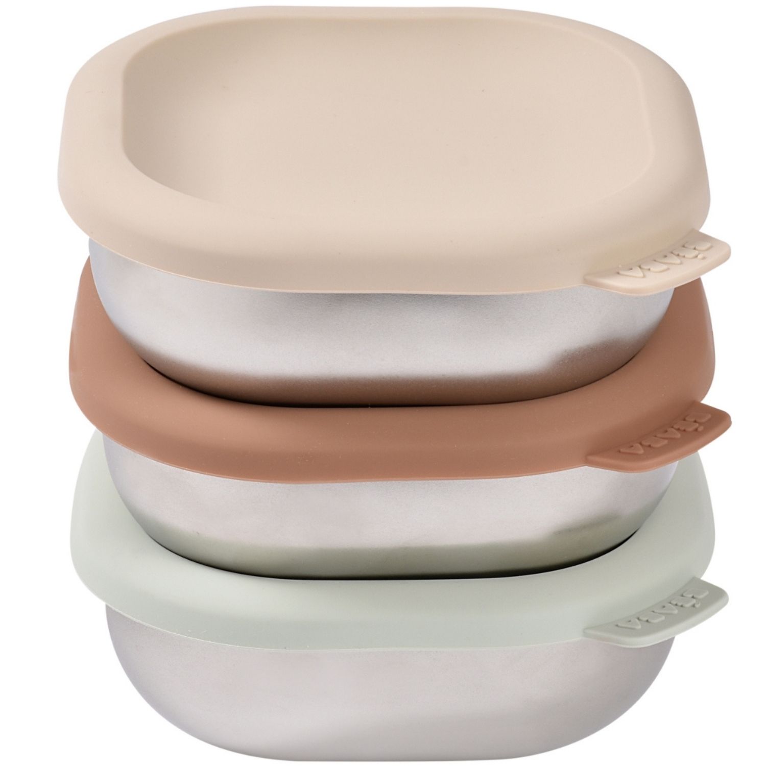 Boites repas inox multi-usage micro-ondables, BEABA
