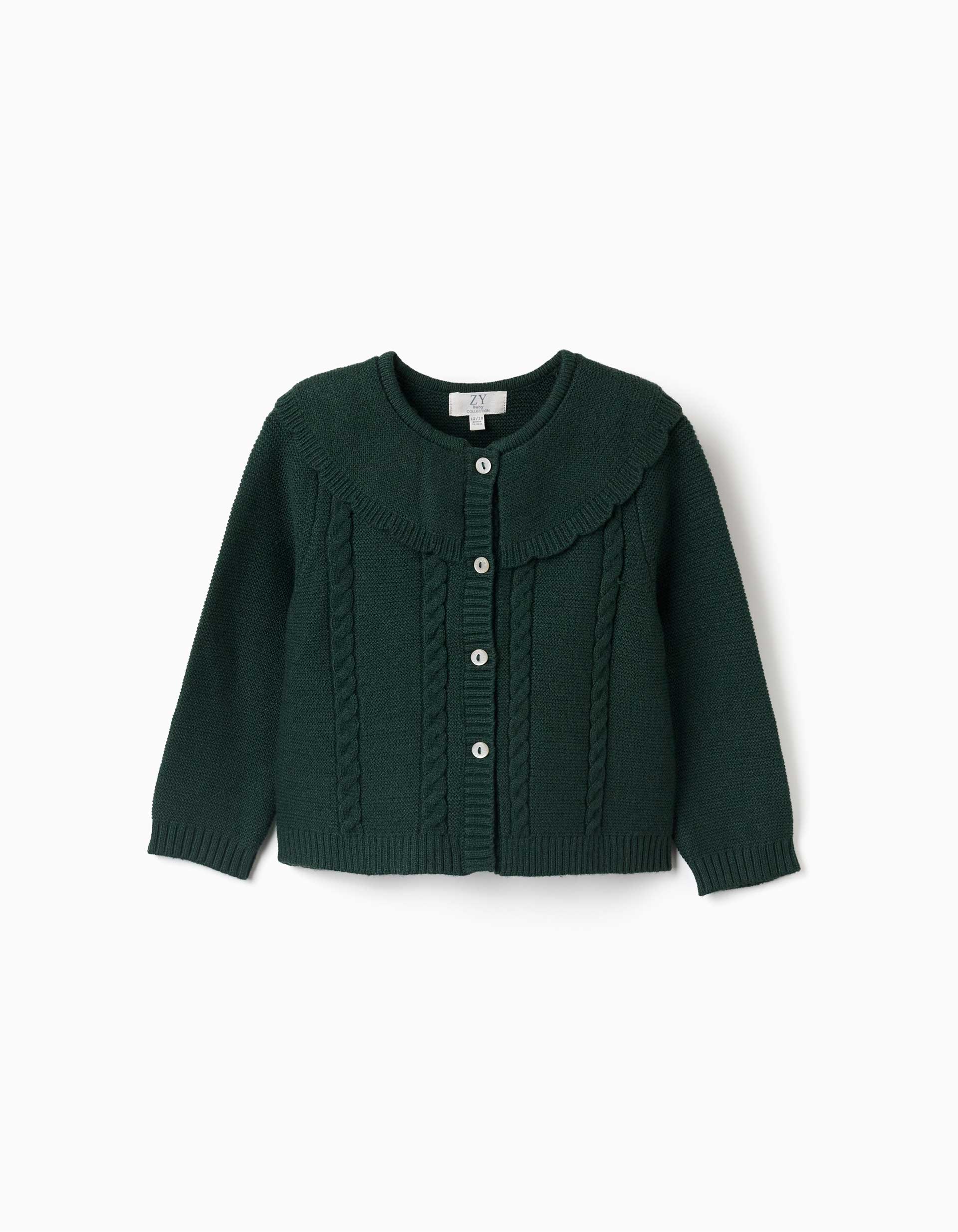 Cardigan en maille avec détails torsadés B&S, ZIPPY