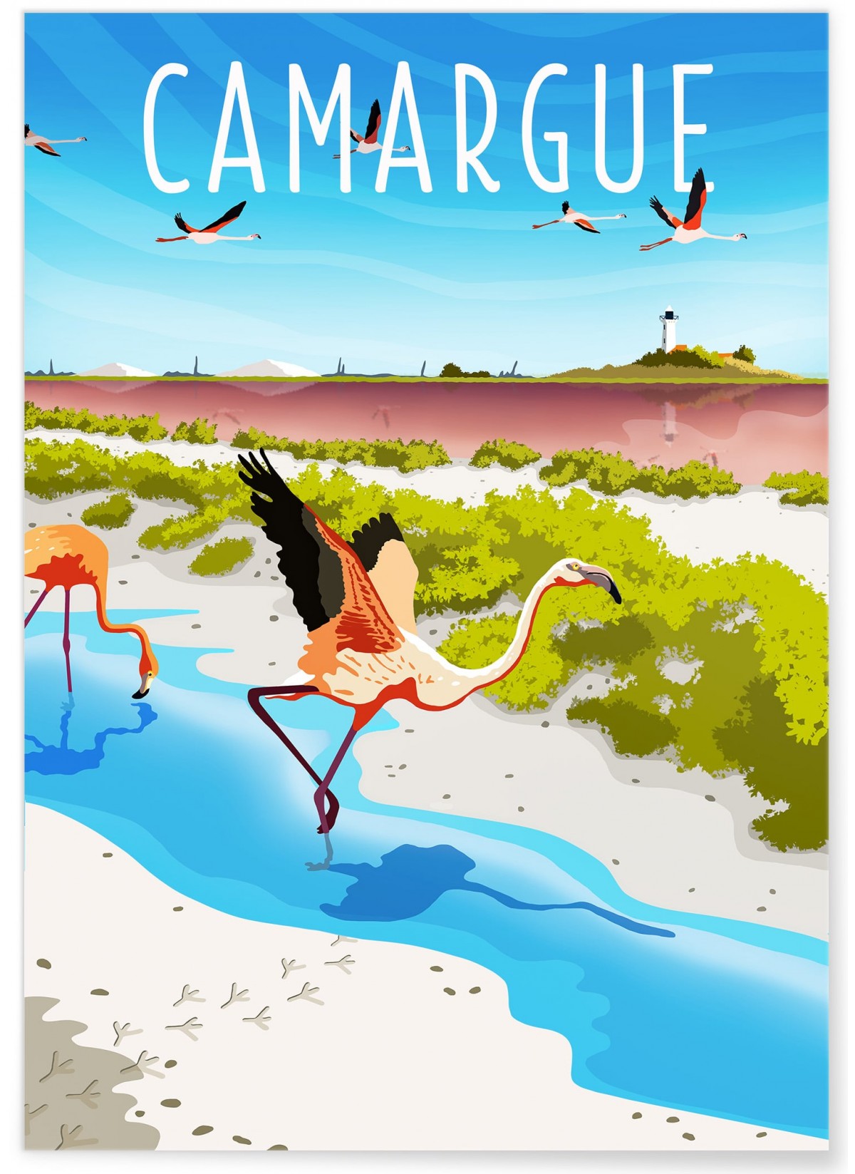 Affiche Camargue, L'AFFICHERIE