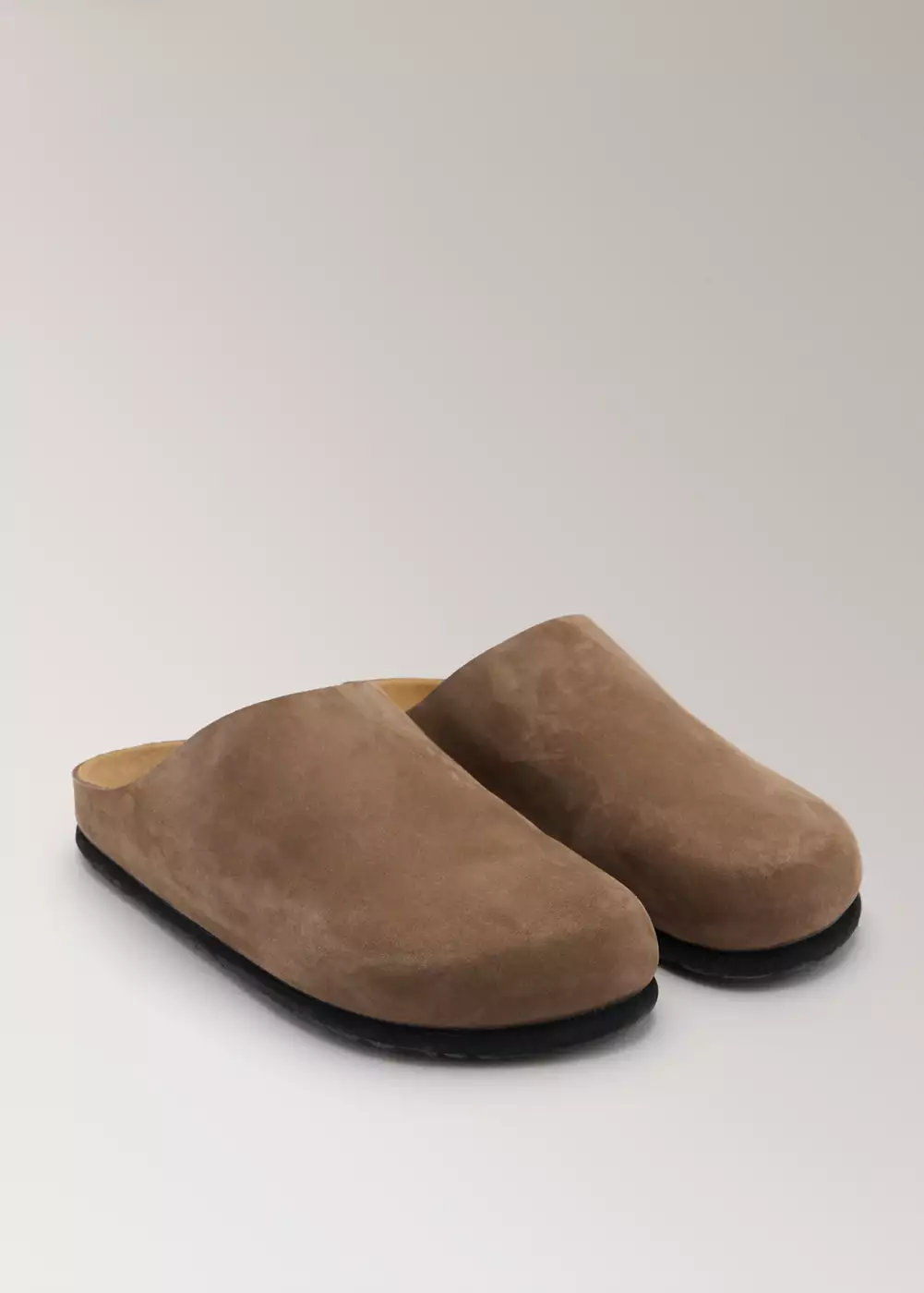 Sabots cuir minimalistes, MANGO