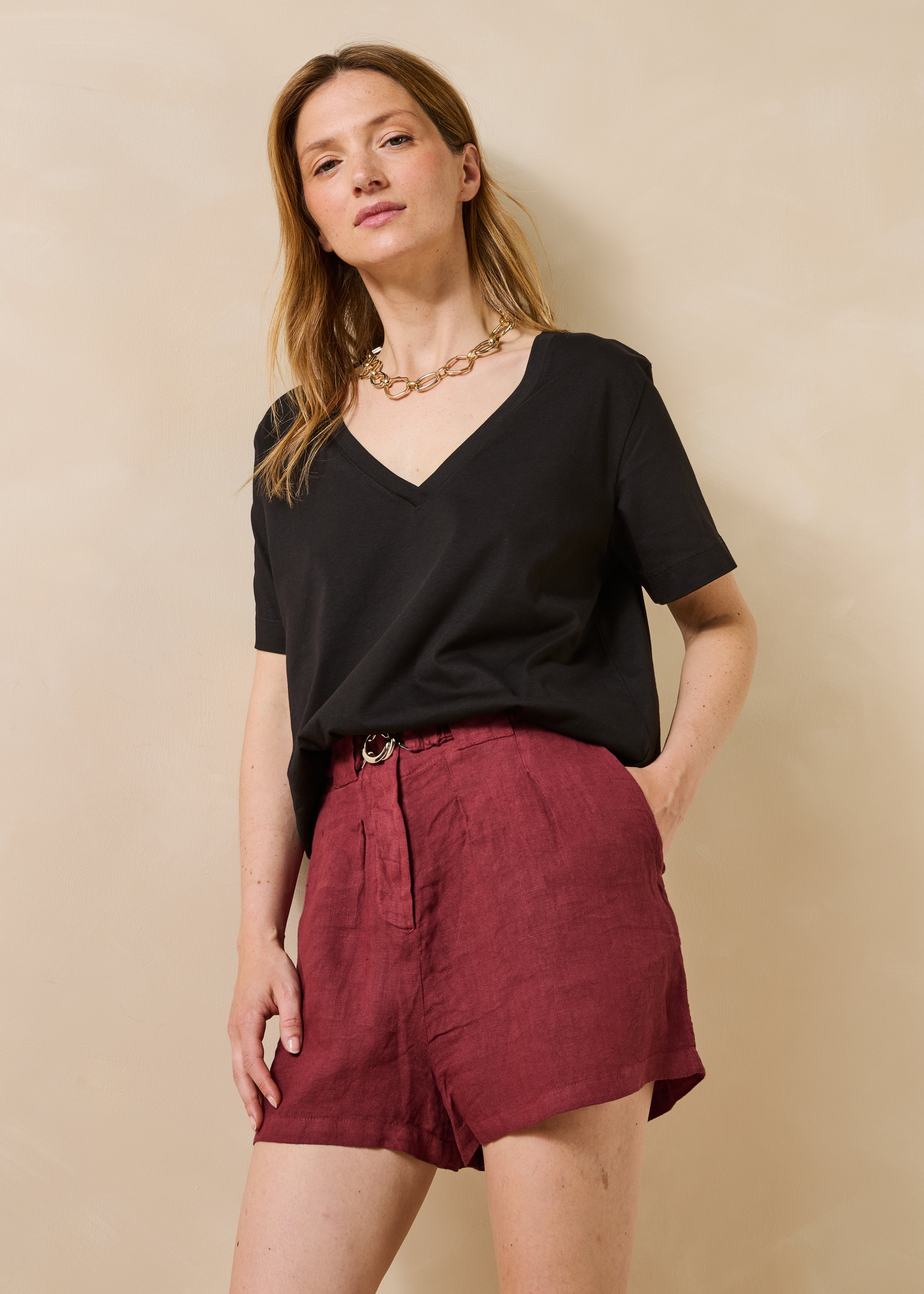 T-shirt oversize manches courtes en coton biologique, LA FEE MARABOUTEE