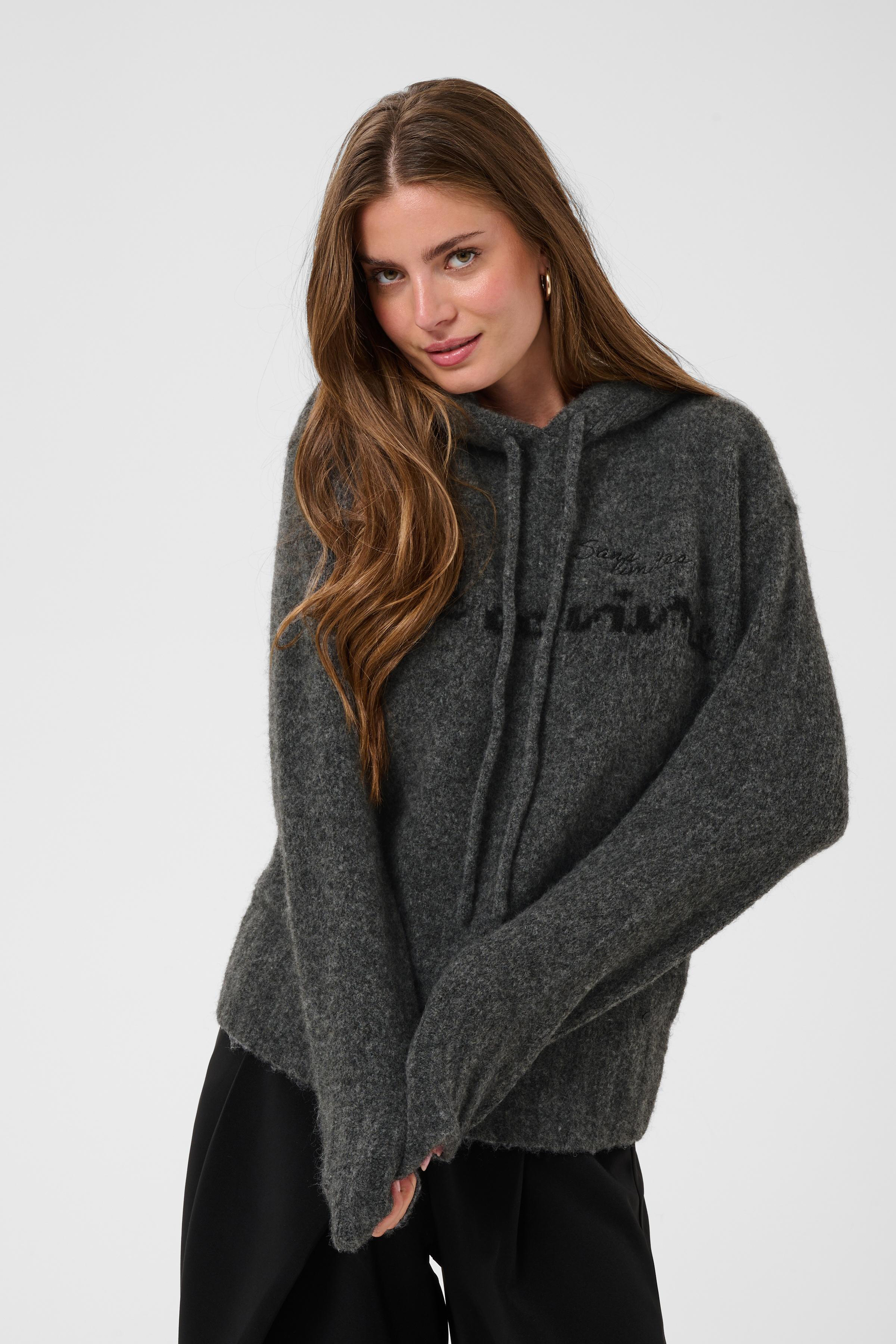 Pullover tricoté, CREAM