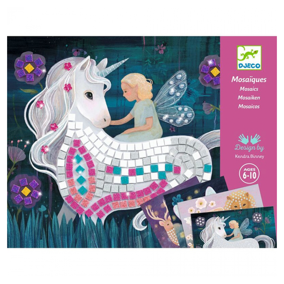 Kit de Mozaique Le monde enchante, DJECO