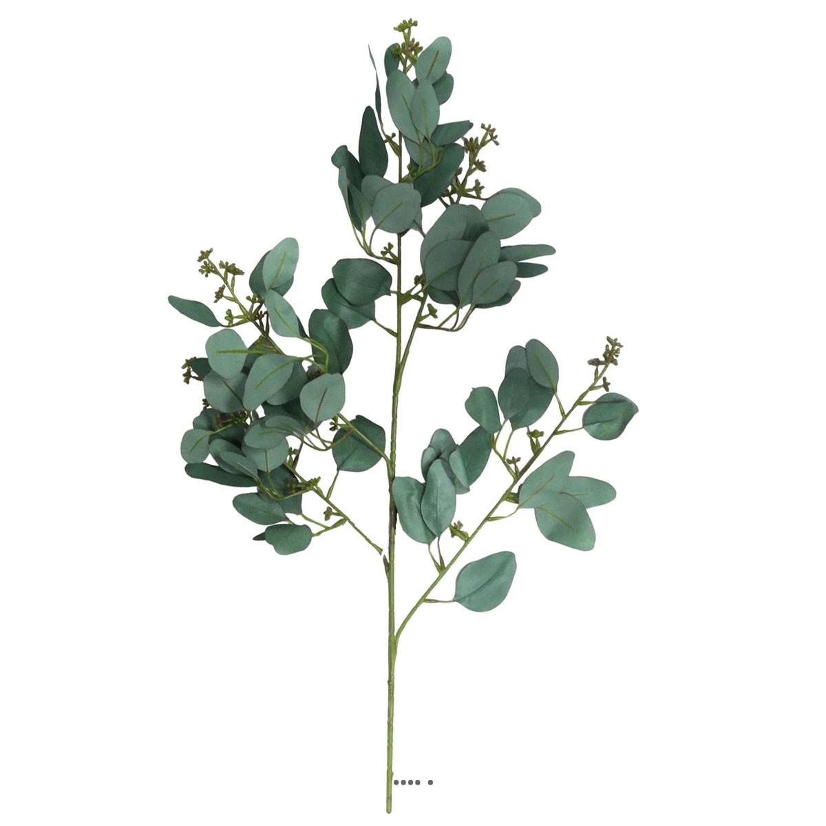 Eucalyptus artificiel en branche H 65 cm Vert, ARTIFICIELLES