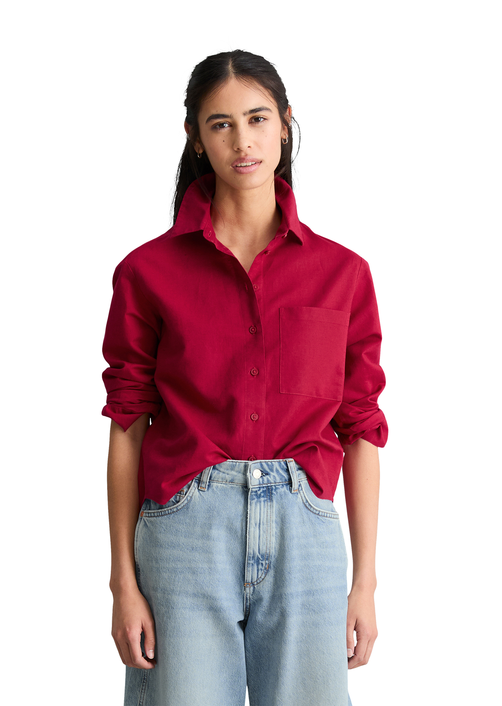 Bermuda-Jeans modèle Jonnda relaxed en coton organique, MARC O’POLO DENIM