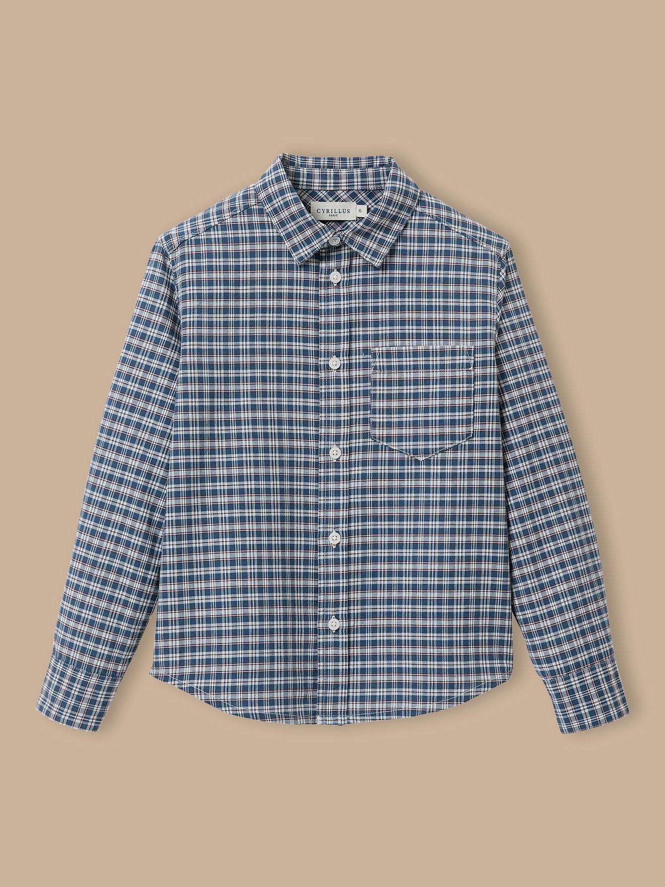Chemise à carreaux, CYRILLUS