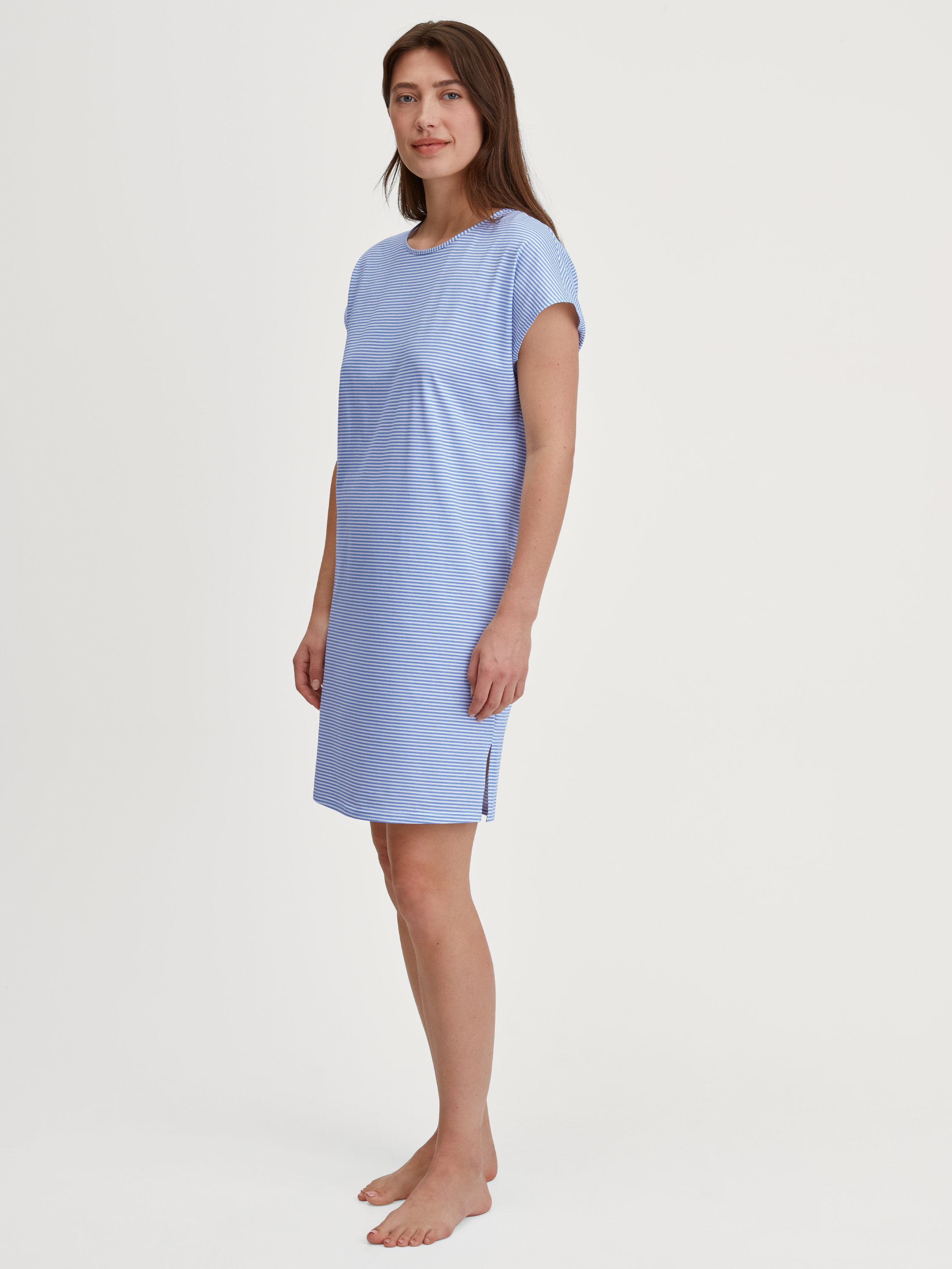 Chemise de nuit manches courtes – Longueur 95 cm manches courtes Coton LOVELY NIGHTS, CALIDA