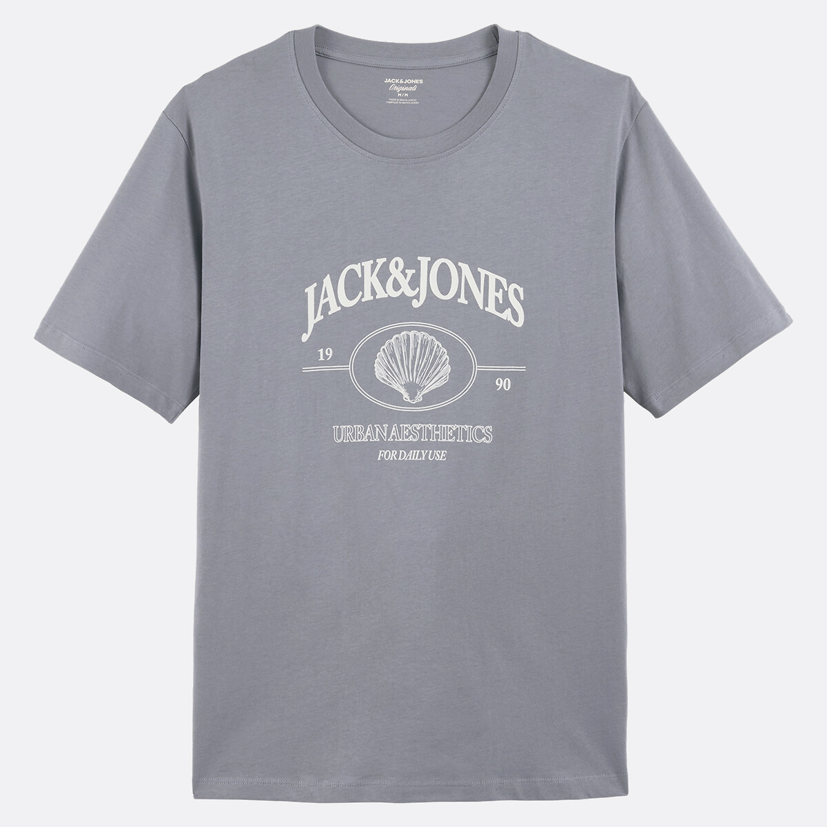 T-shirt manches courtes, imprimé devant, JACK & JONES