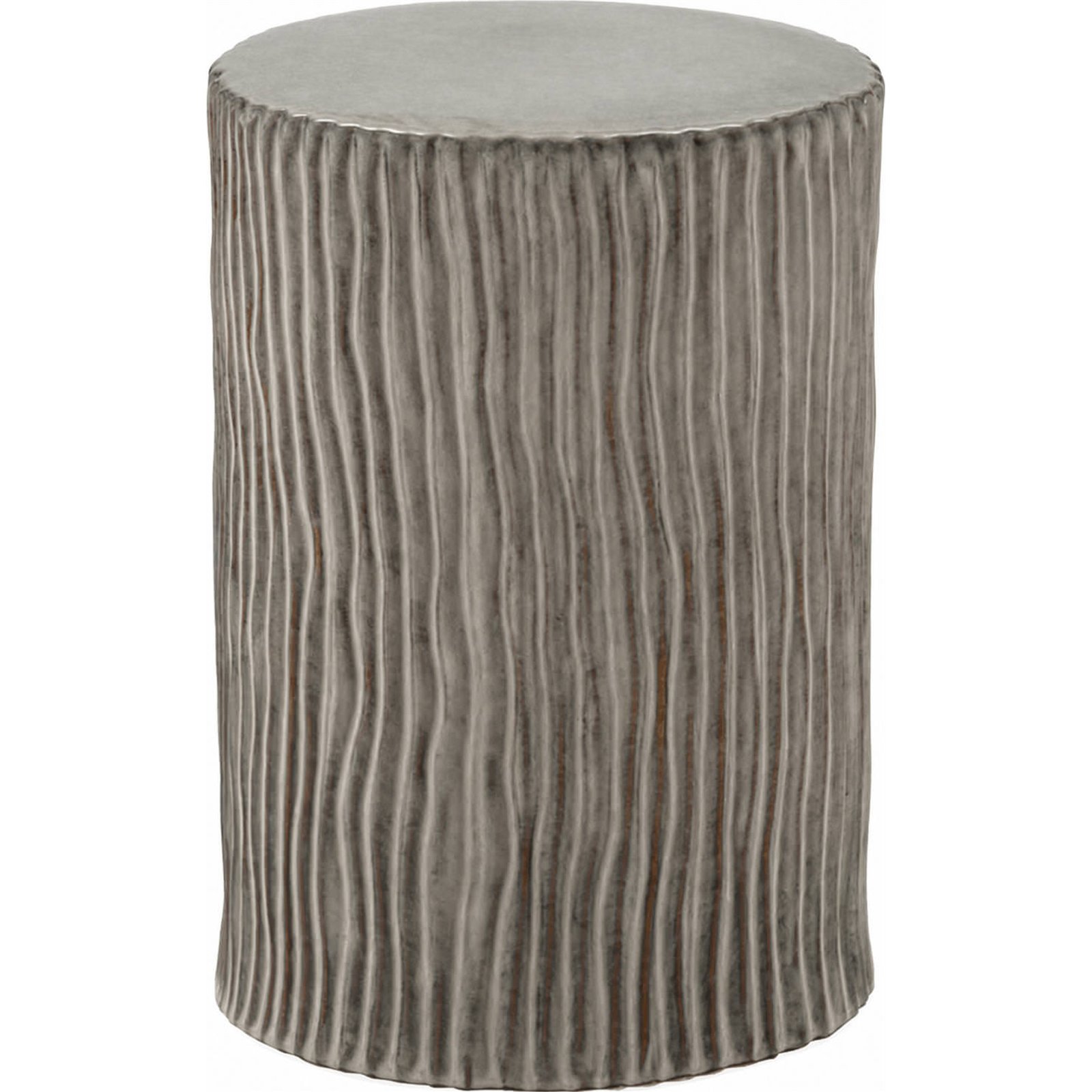 Tabouret céramique à rayures, Rendu artisanal, RECOLLECTION