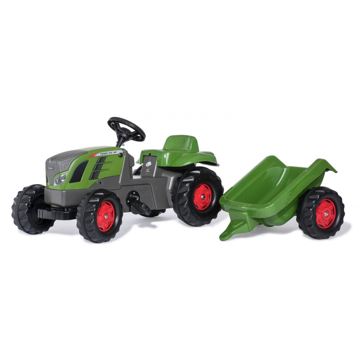 Tracteur a pedales + remorque rollyKid Fendt 516 Vario, ROLLY TOYS