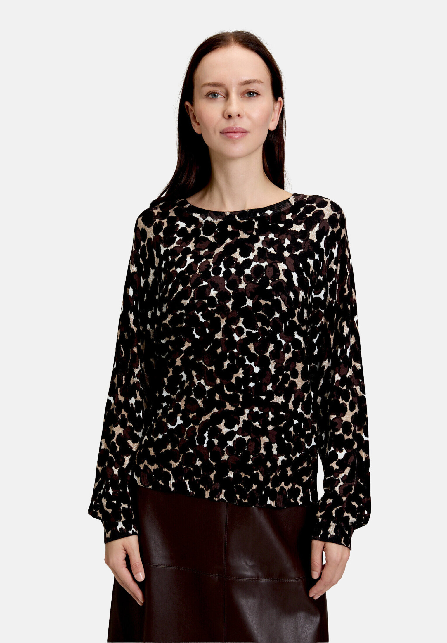 Pull-over en fine maille à manches chauve-souris, BETTY BARCLAY