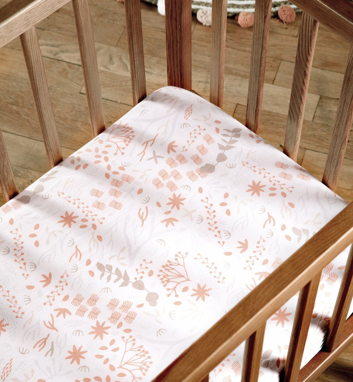 Drap housse Coton Bio Berceau YUKARI DOUCEUR, KADOLIS