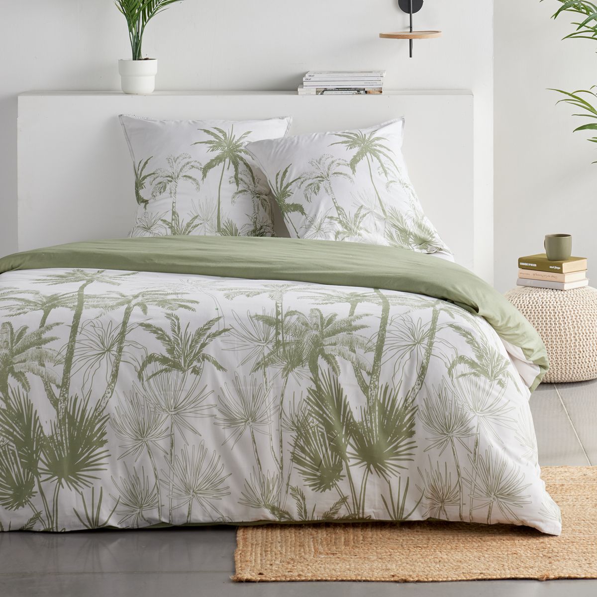 Parure de lit imprimé Jungle SUNSHINE AMBRE, TODAY