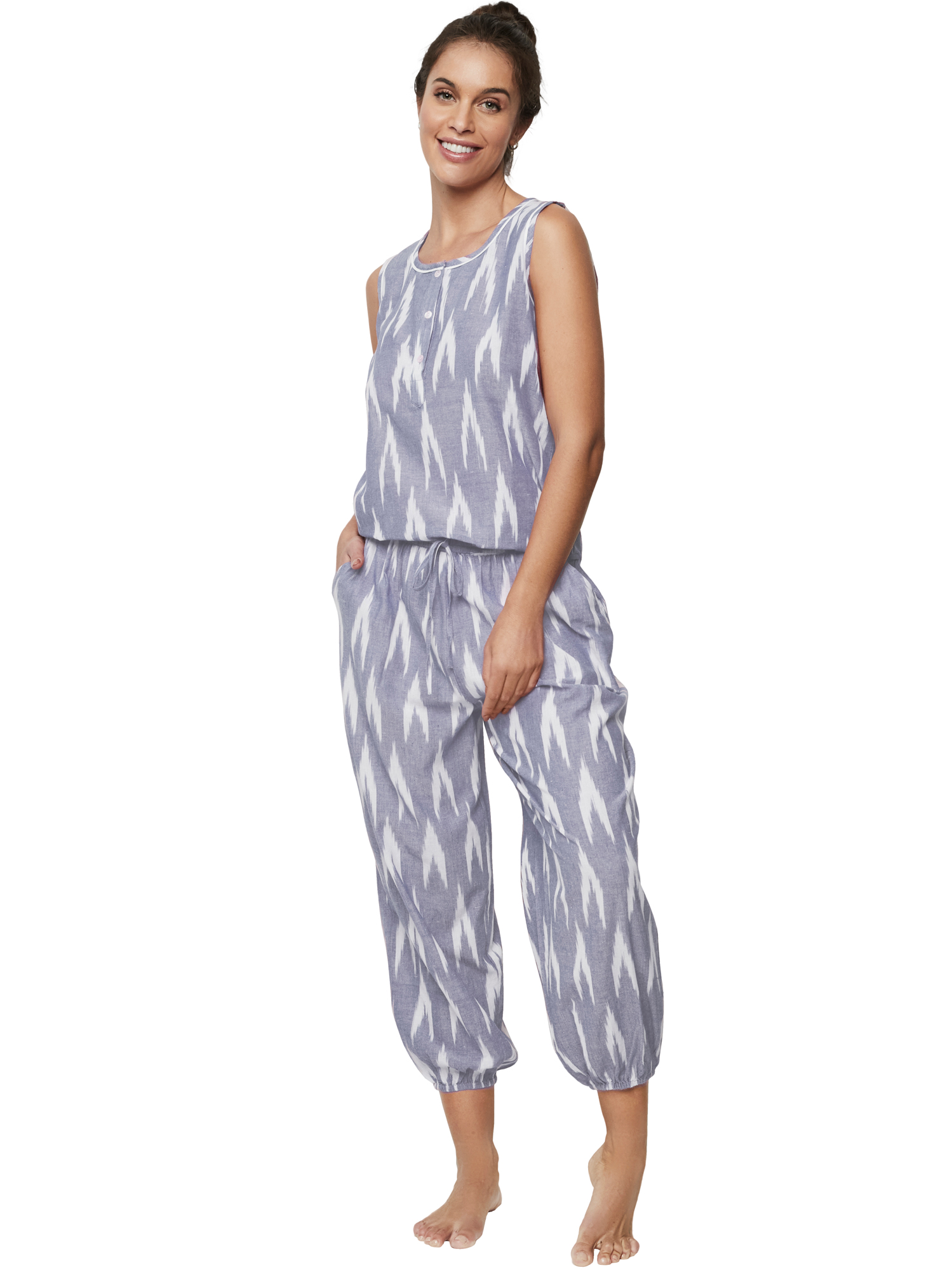 Pyjama pantacourt débardeur HOMEWEAR P101, SELMARK