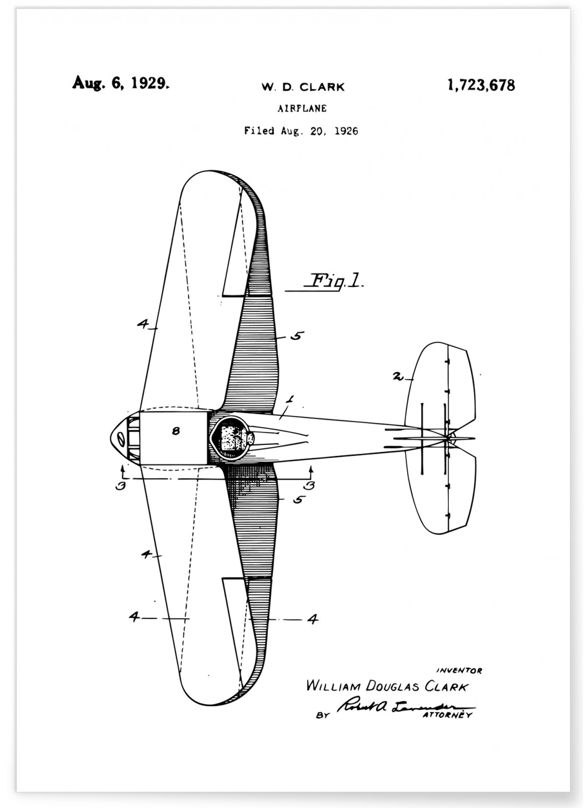 Affiche Brevet Avion, L'AFFICHERIE