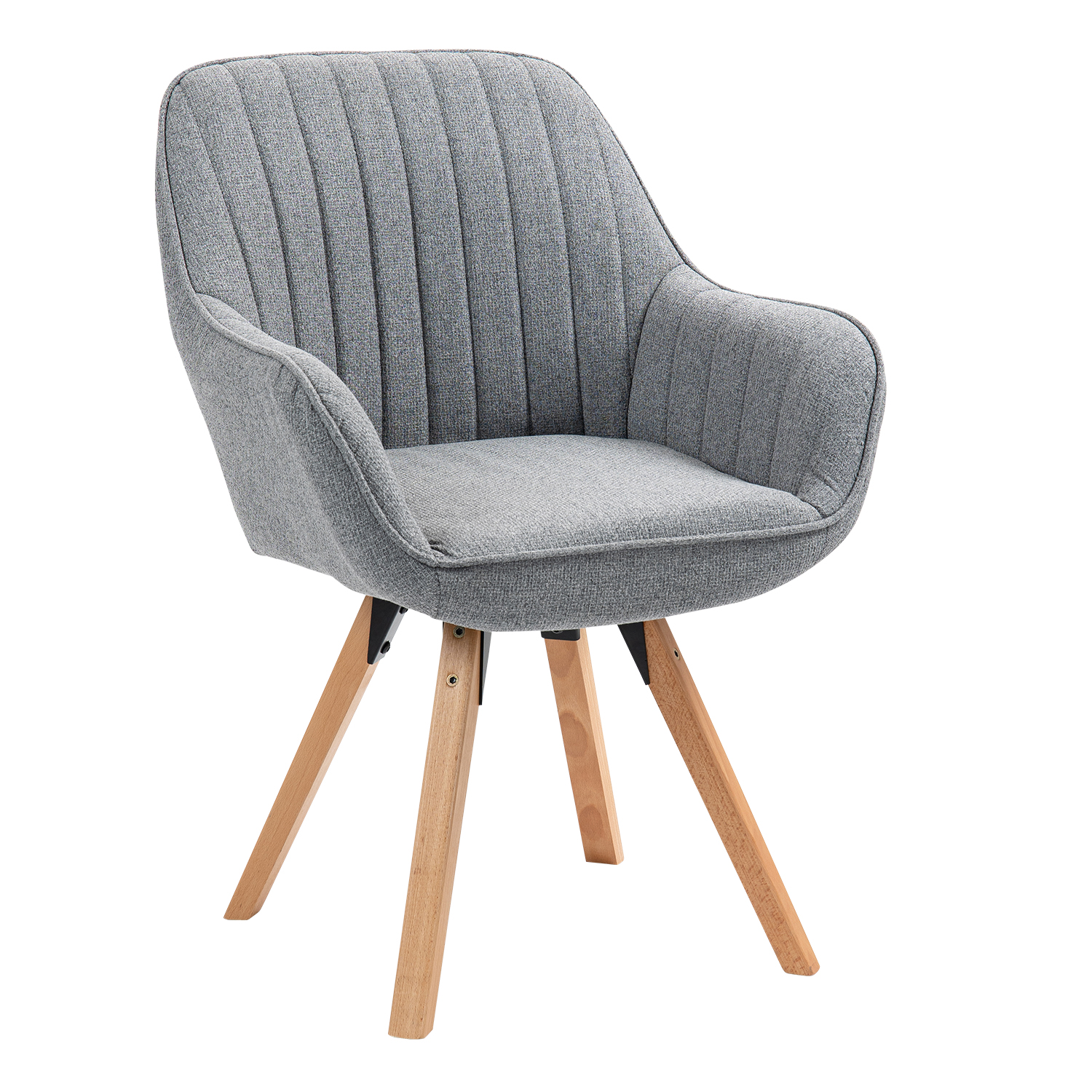Fauteuil relax rotatif style scandinave, CARSONARM, MEUBLES COSY
