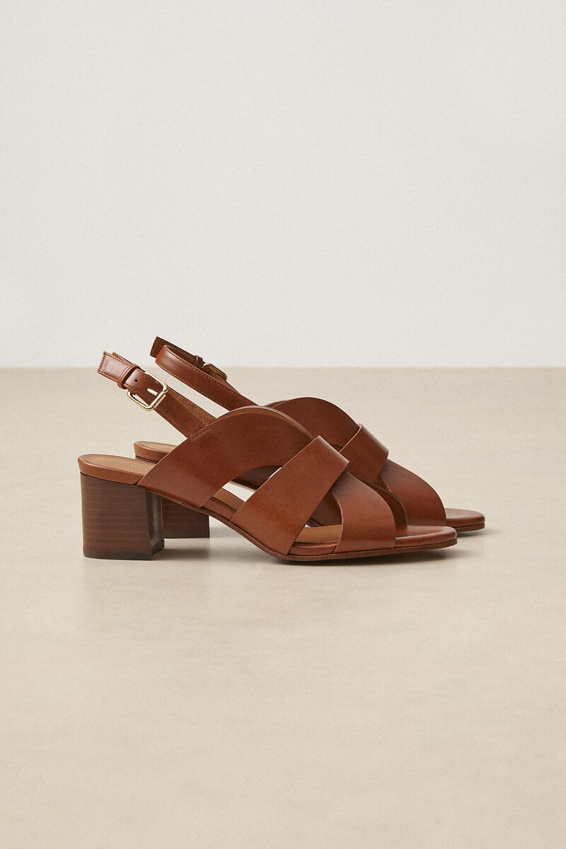 Sandales trotteur en cuir n°551, RIVECOUR