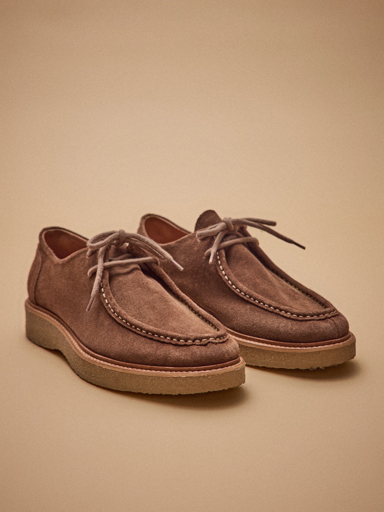 Derbies lacets croûte de cuir, CYRILLUS