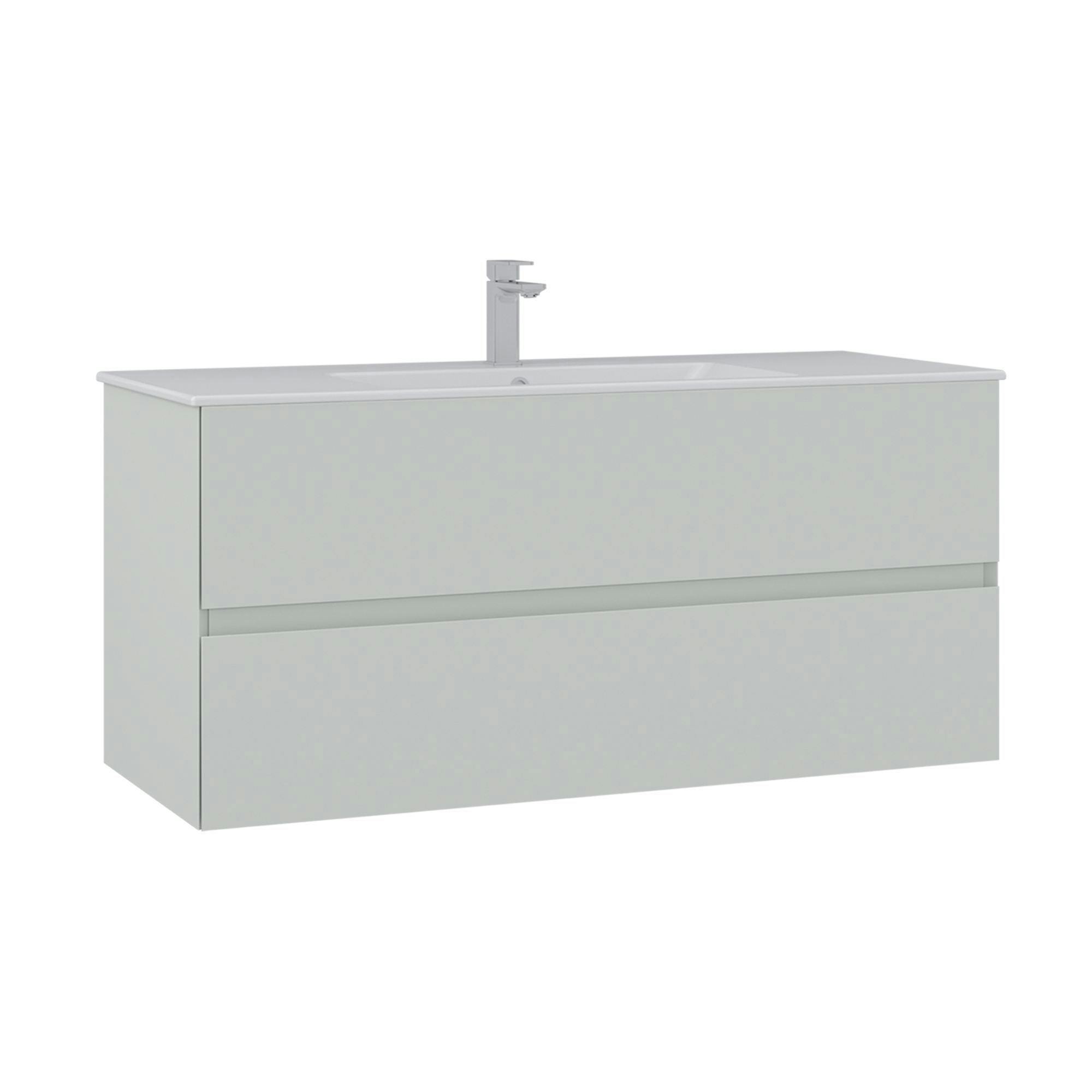 Meuble vasque suspendu 121 cm 2 tiroirs OCEA, PIER IMPORT