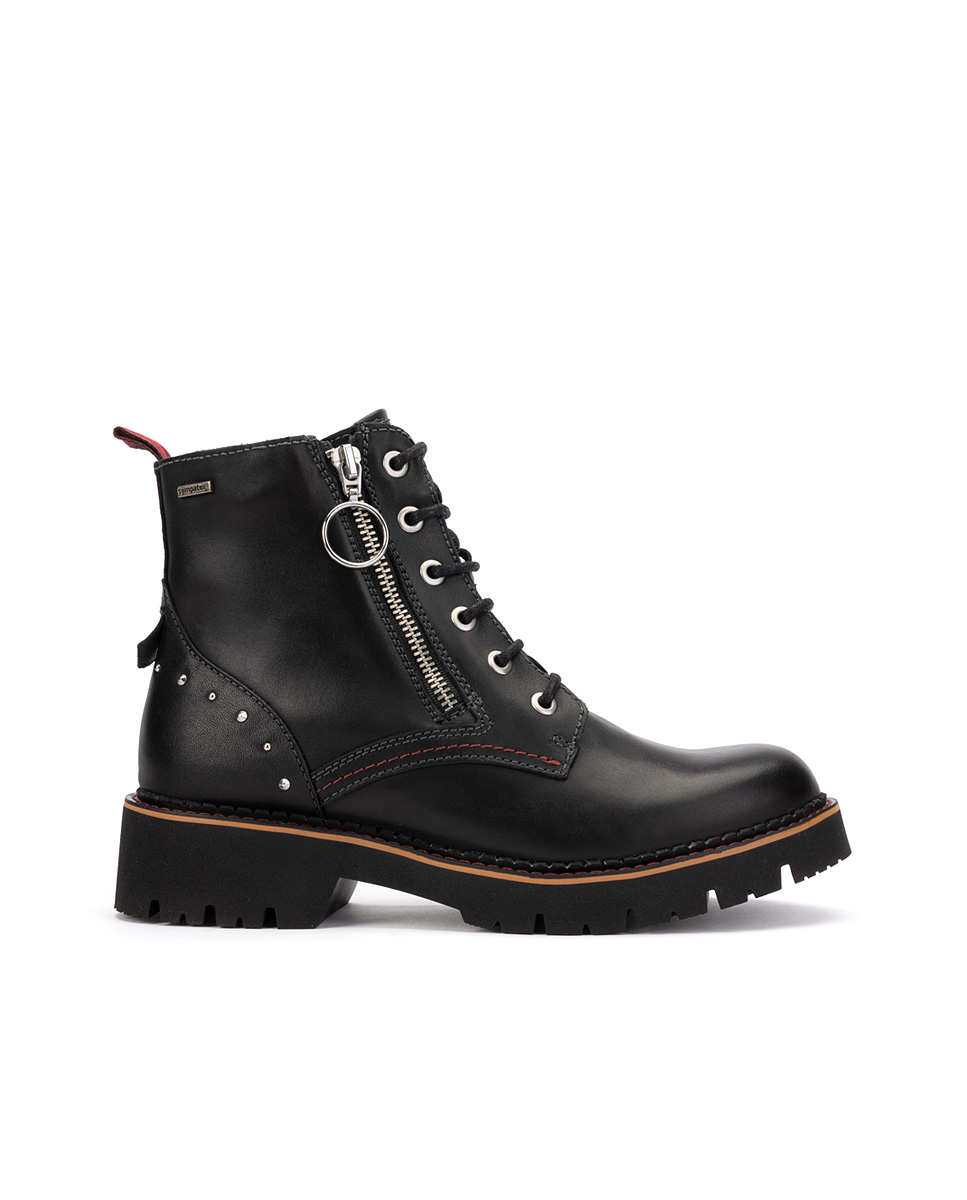 Bottines plates cuir Vicar, PIKOLINOS