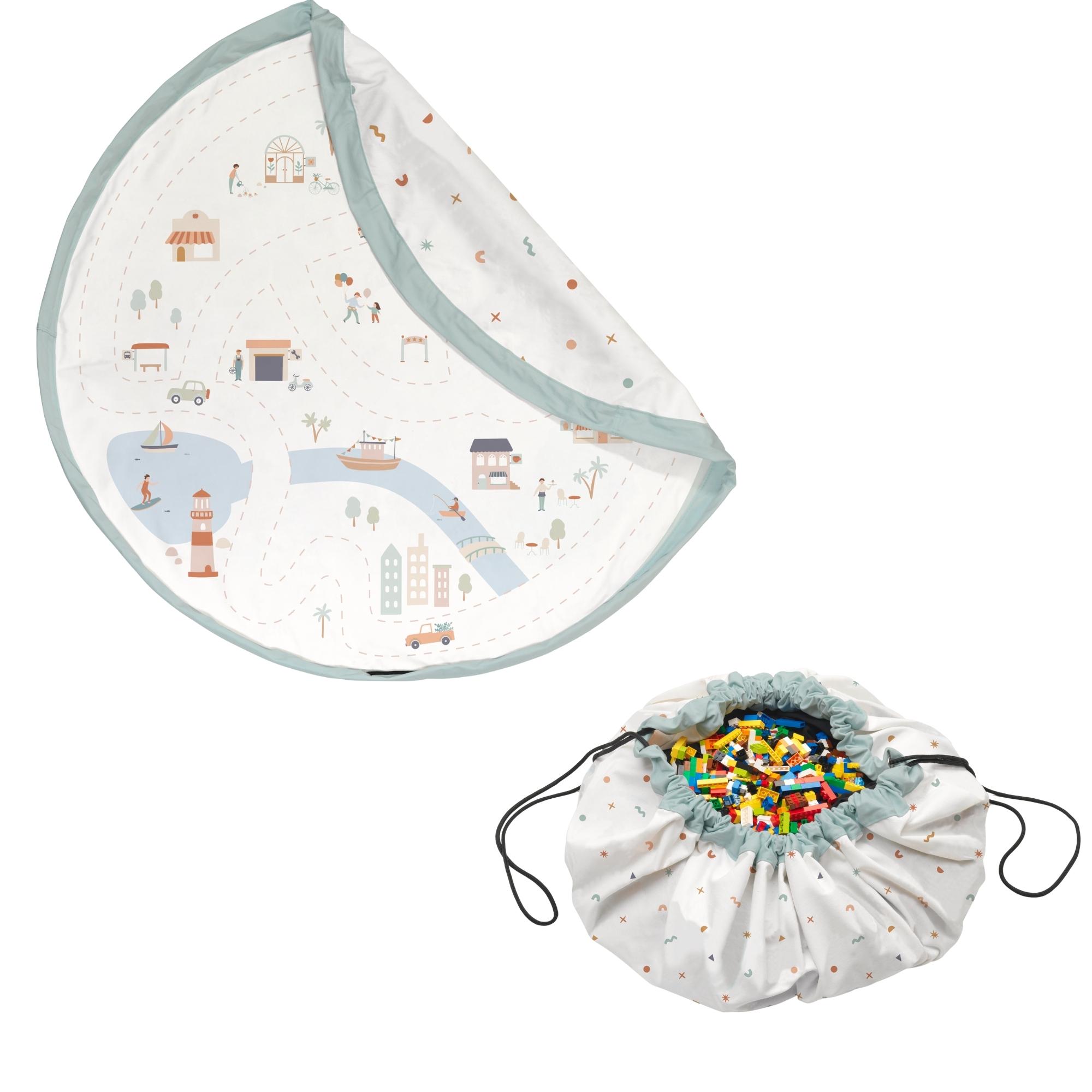play&go - tapis de jeu & sac à jouets - citymap, PLAY ET GO