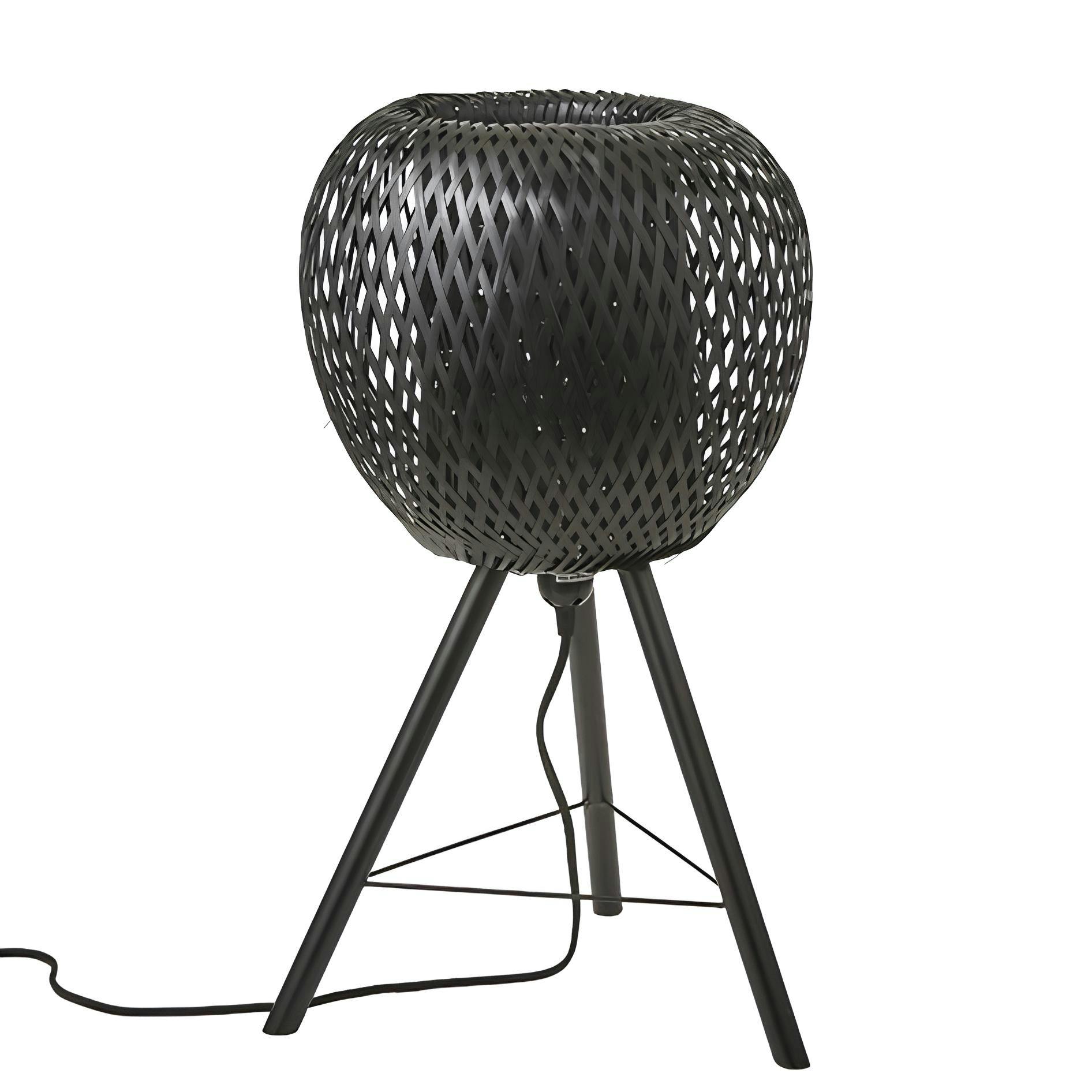 Lampe à poser en bambou forme pomme, PIER IMPORT