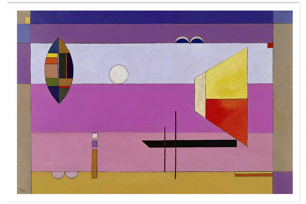 Poster Colds Stripes par Wassily Kandinsky, HEXOA