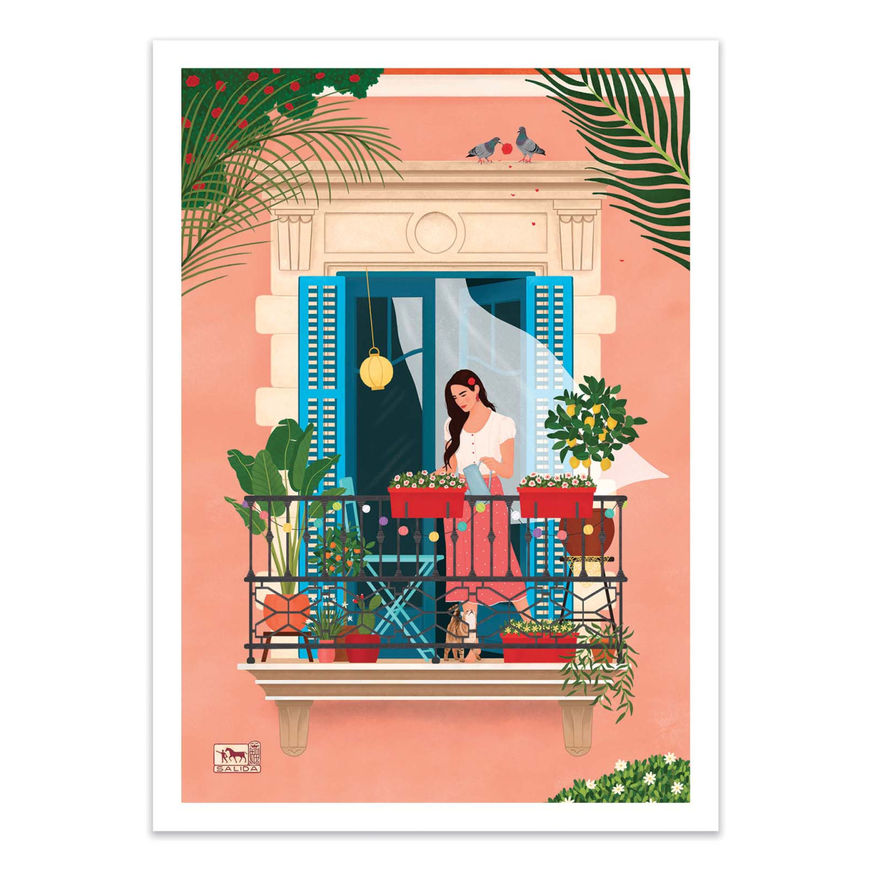 Affiche d'art - Barcelona - Petra Holikova, WALL EDITIONS
