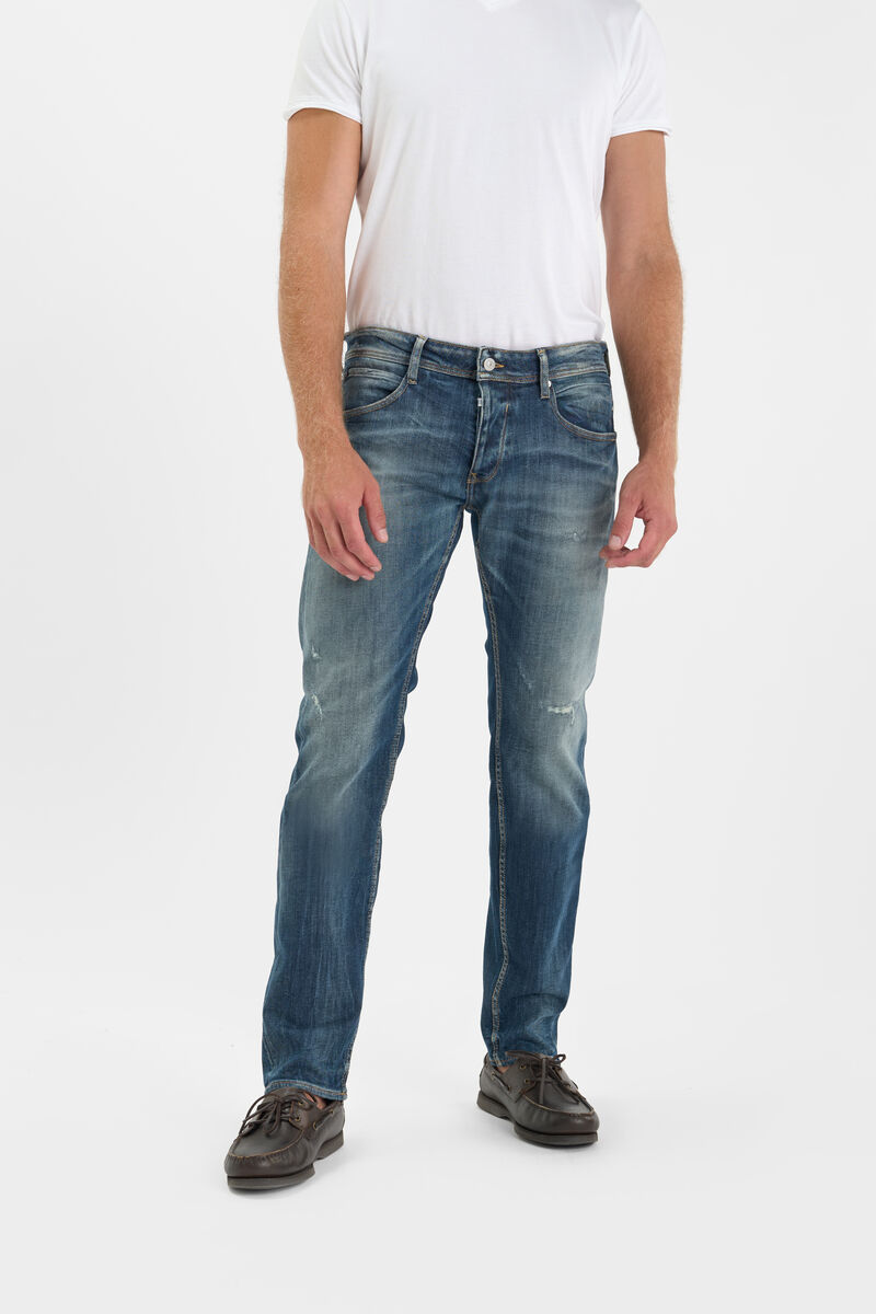 Jeans slim stretch 700/11, longueur 34, LE TEMPS DES CERISES