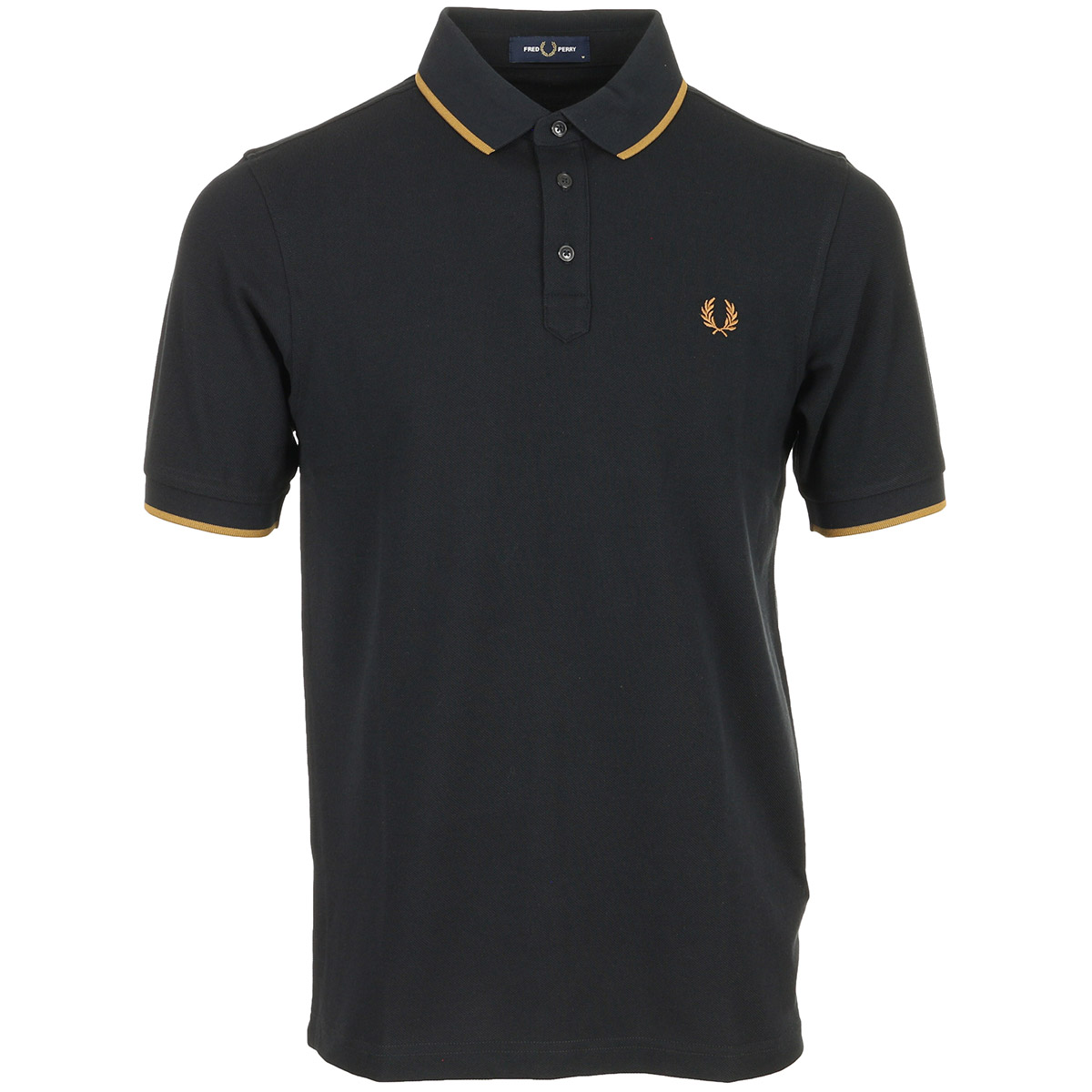 COLLAR STAND POLO SHIRT, FRED PERRY