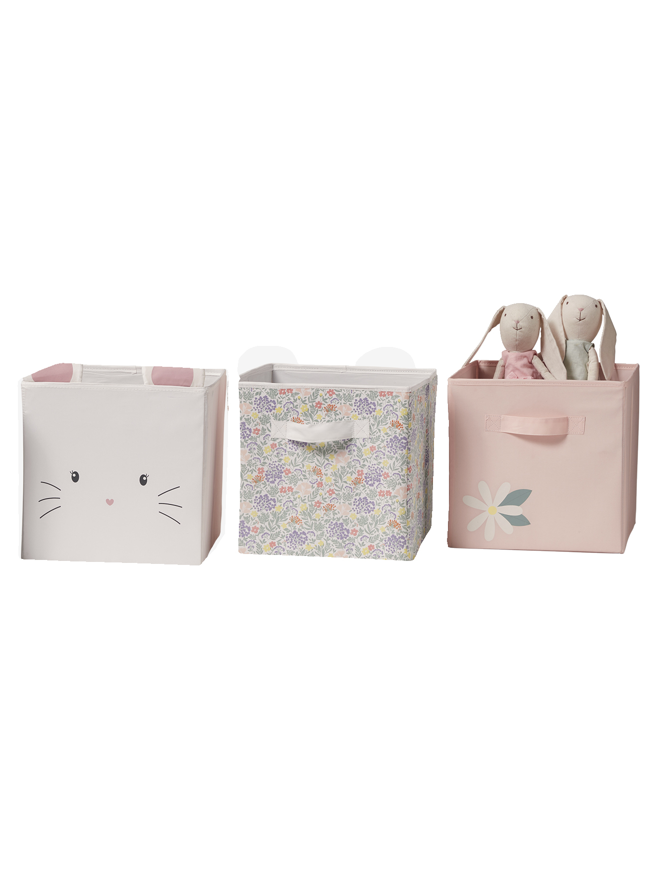 Lot de 3 bacs de rangement CHAMPÊTRE, VERTBAUDET