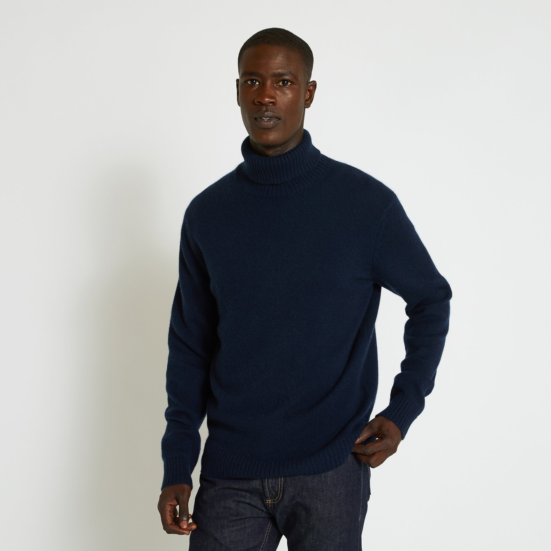 Pull Col Roulé En Cachemire Certifié Oekotex, MONOPRIX