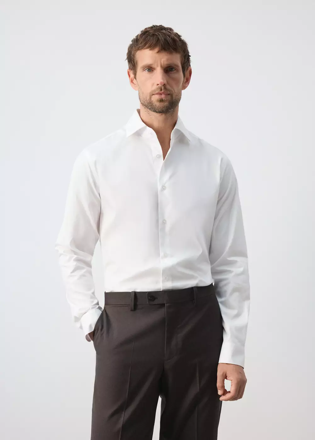 Chemise 100 % coton slim-fit, MANGO MAN