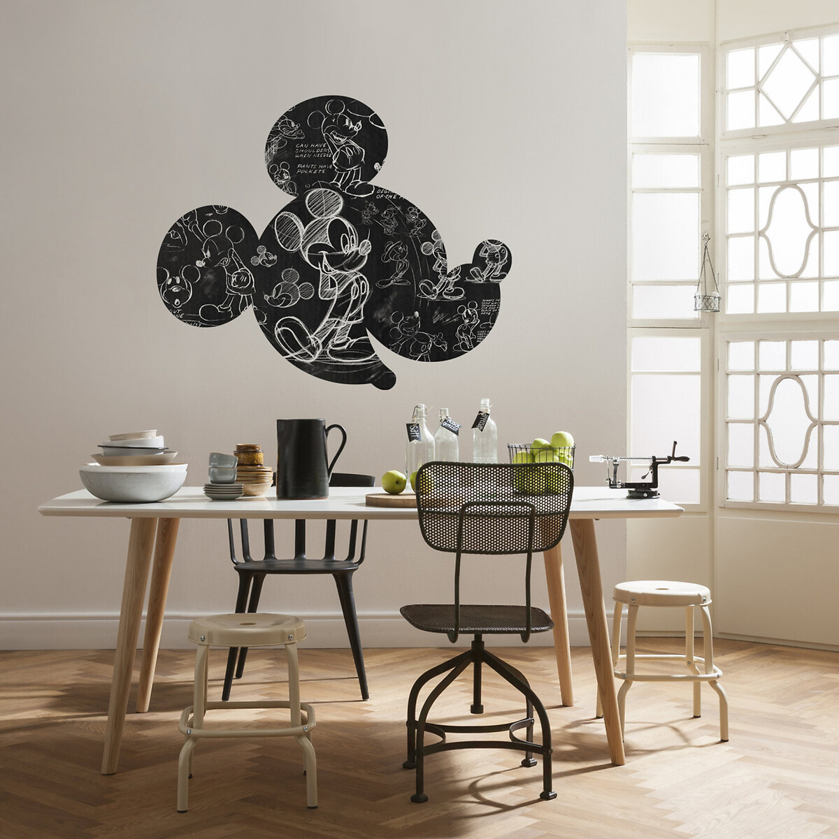 Papel de parede DOT, Mickey Head Illustration, da Interelife, INTERELIFE