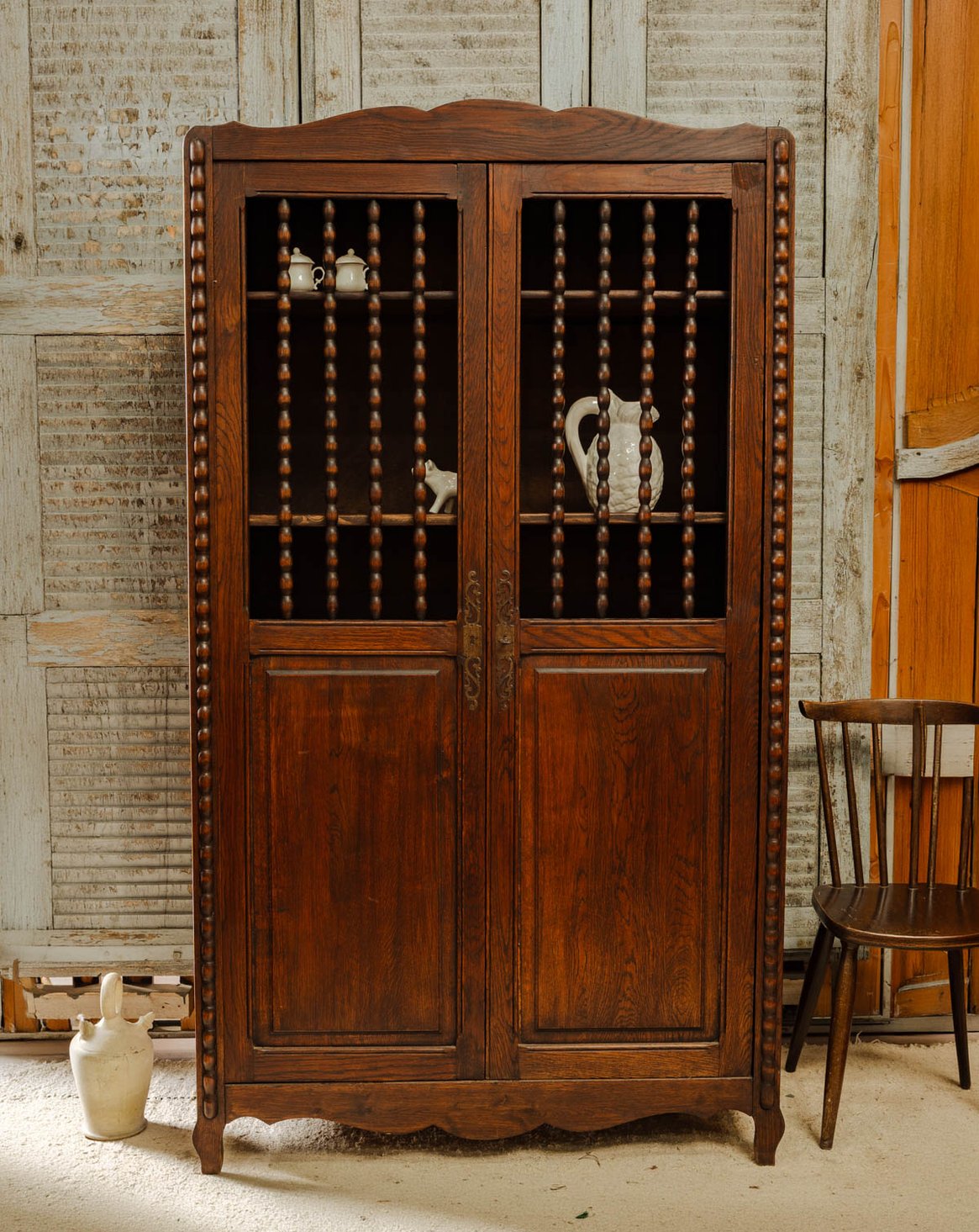 Armoire en bois Blandine N°493 - Bon état, DEBONGOUT