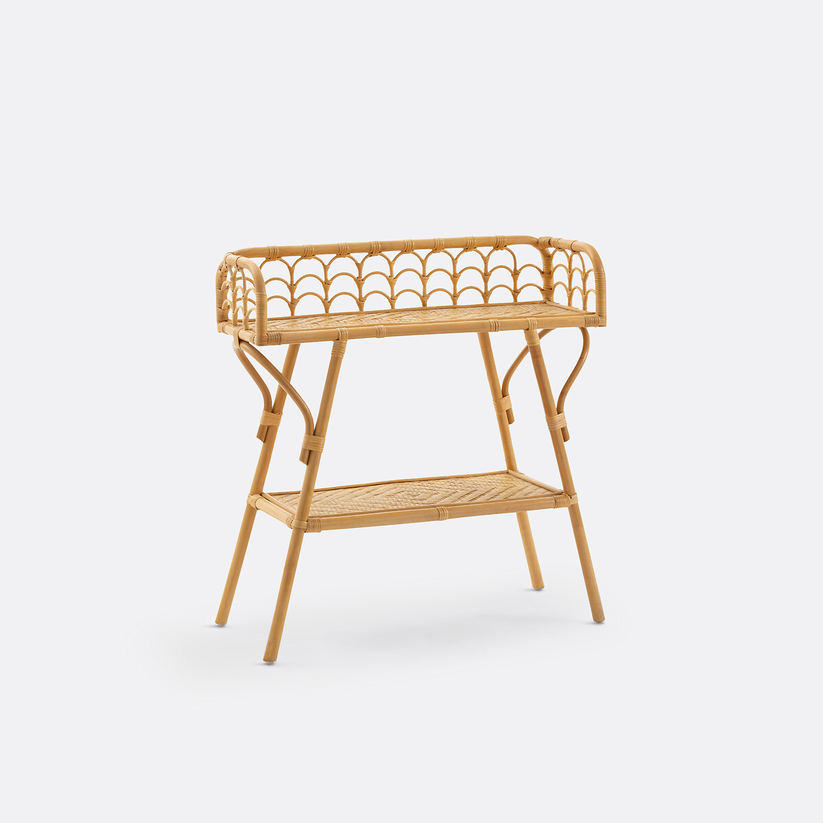 Console vintage canne de rotin, Malu