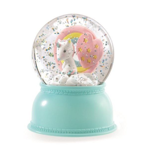 Veilleuse boule à neige Licorne, DJECO