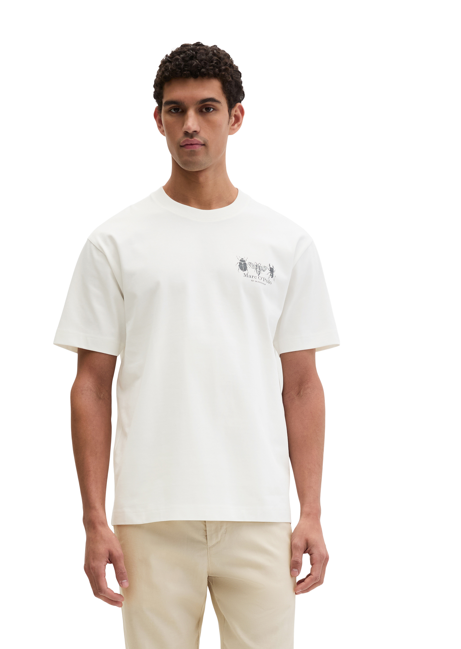 T-shirt loose avec impressions d'insectes sur les deux faces, MARC O'POLO