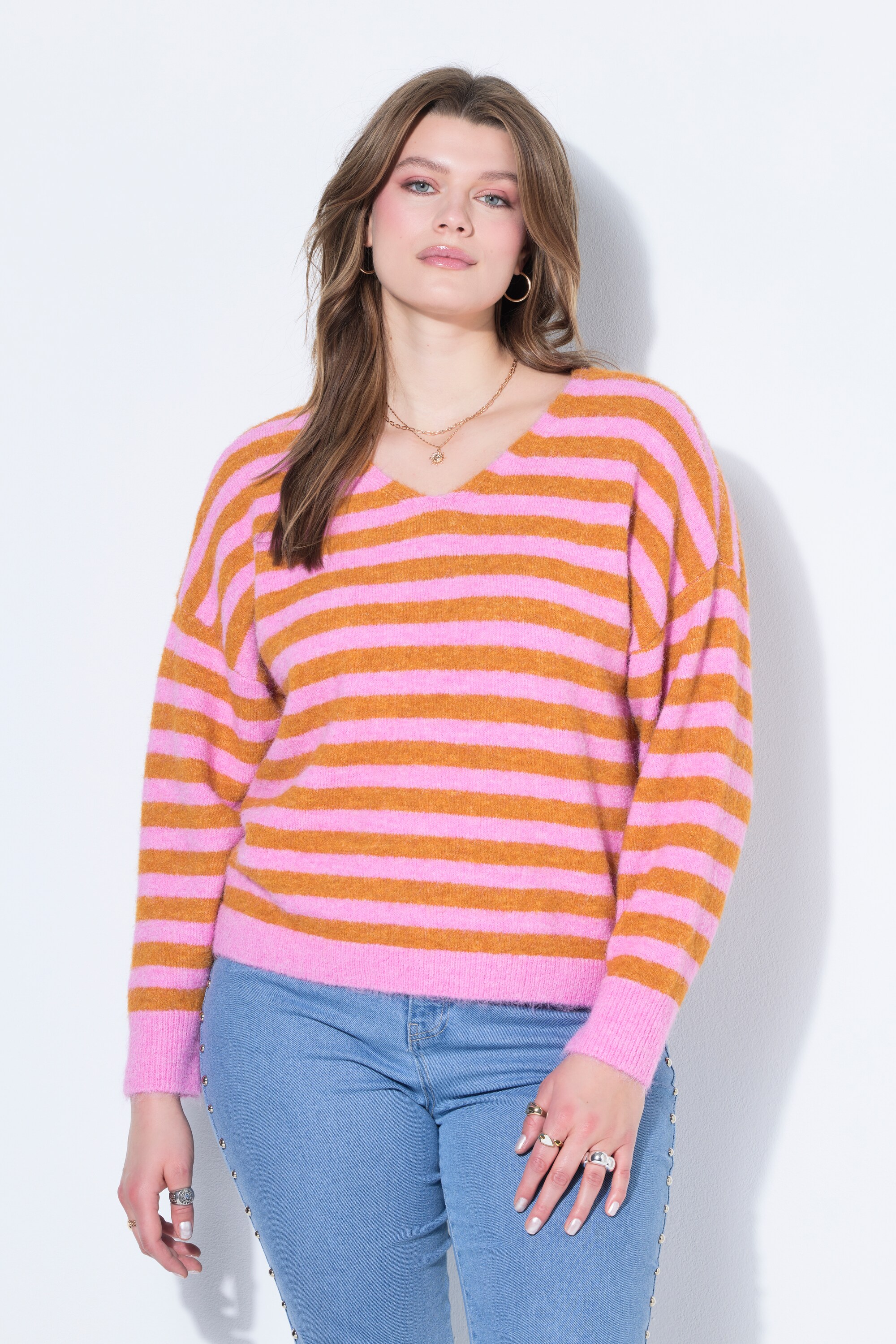 Pull boxy en maille rayée, STUDIO UNTOLD