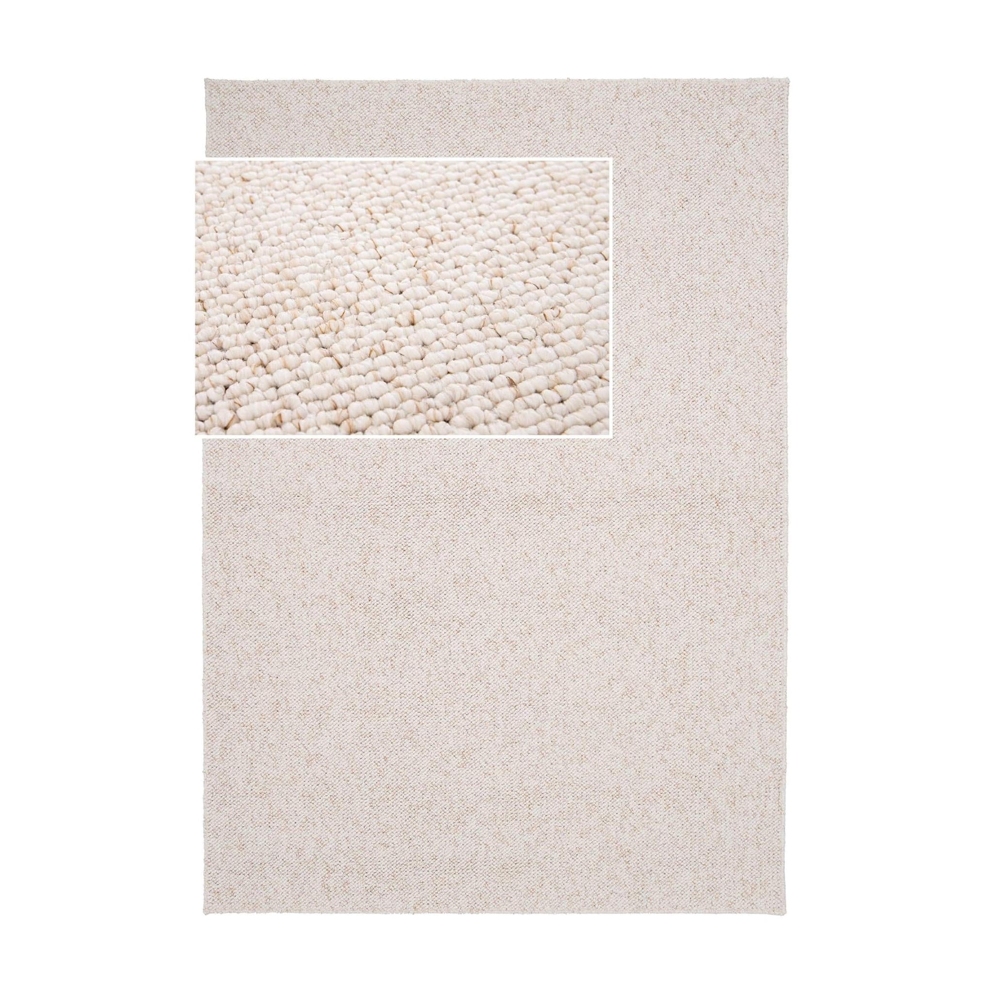 Tapis intérieur bouclé aspect laineux lavable SANDSTONE, AFK LIVING