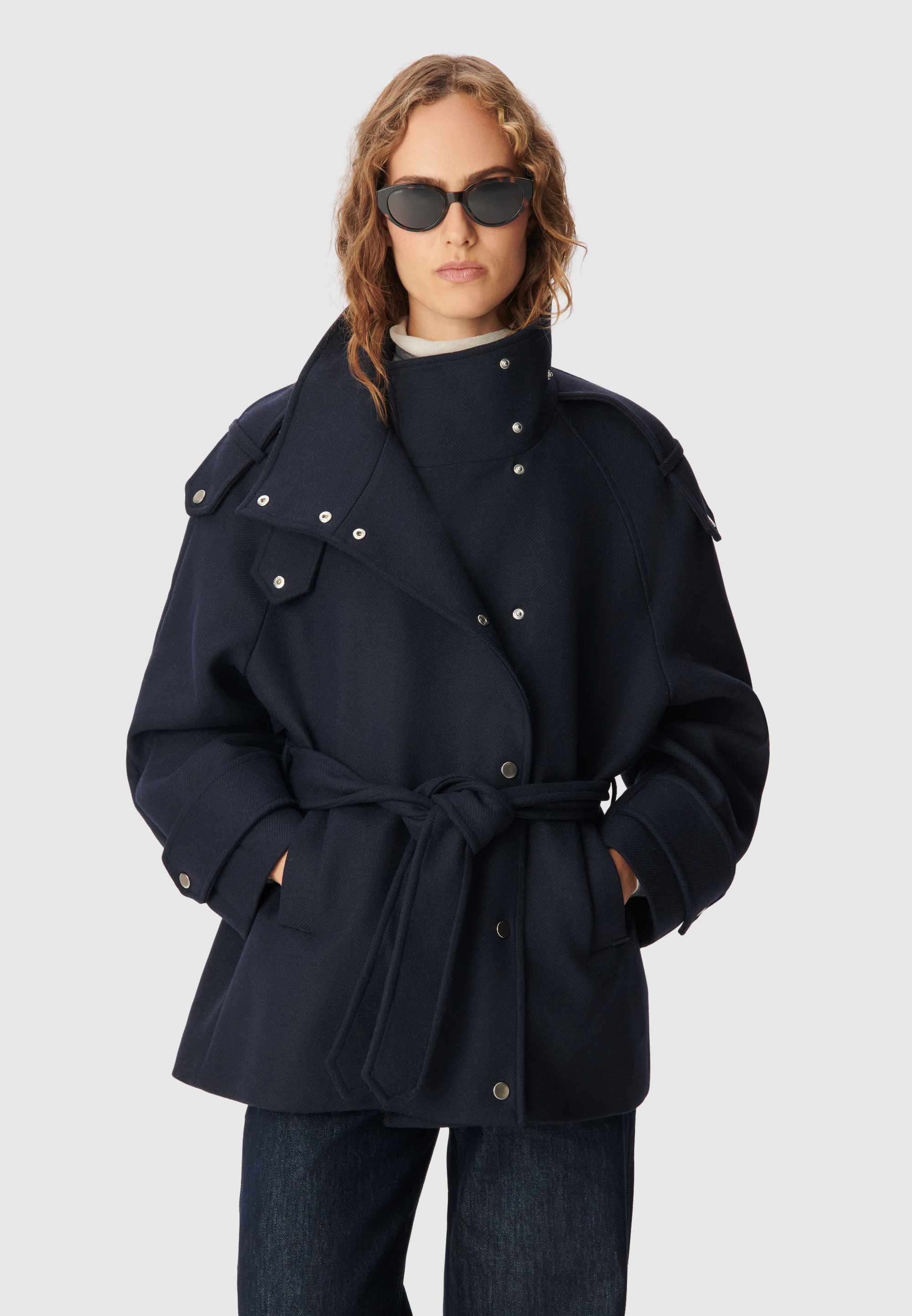 Manteau avec ceinture, IKKS