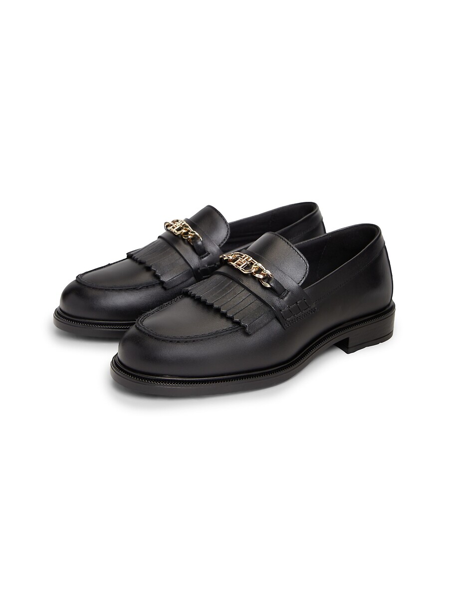 Tommy Hilfiger Mocasines de piel con flecos — photo 4