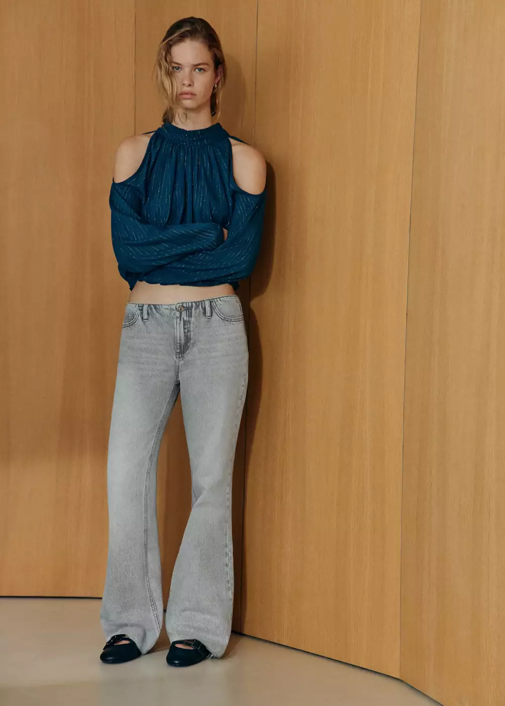 Jean bootcut taille basse, MANGO TEEN