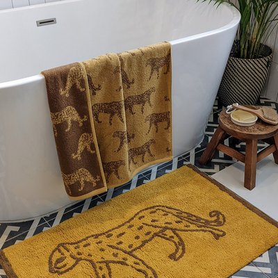 Leopard Cotton Bath Towel SO'HOME