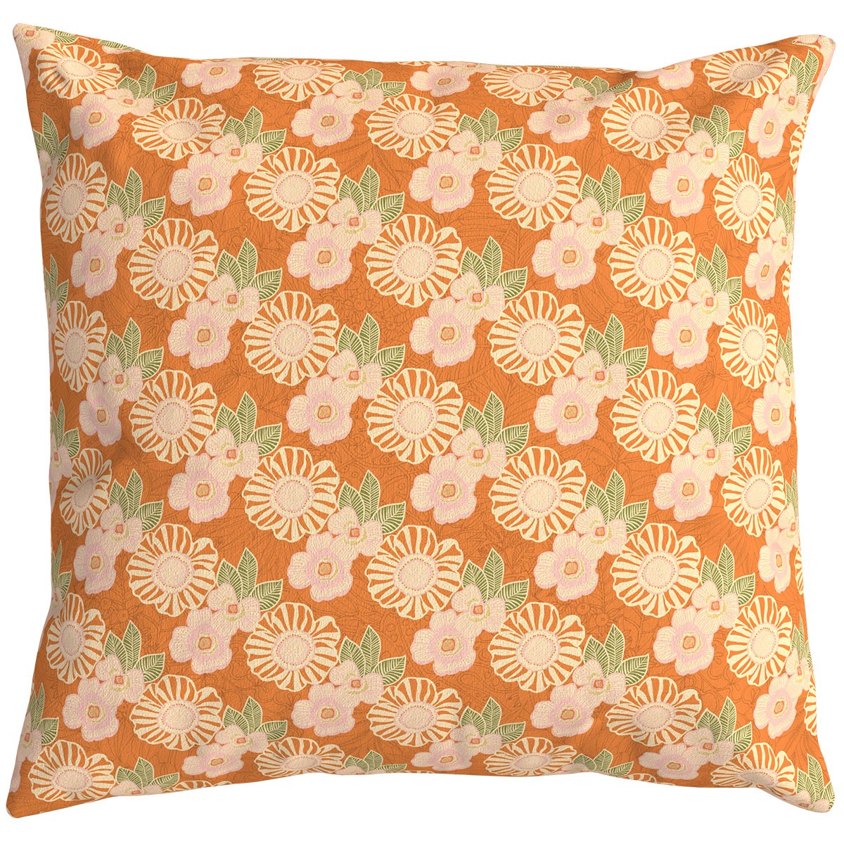 Housse de coussin extérieur, motif floral, THAIS, VENT DE BOHÈME