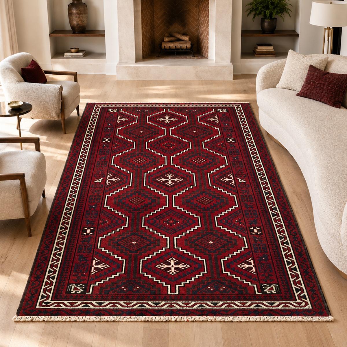Tapis d'orient, motif oriental, noué main en laine, LORI 8, UN AMOUR DE TAPIS