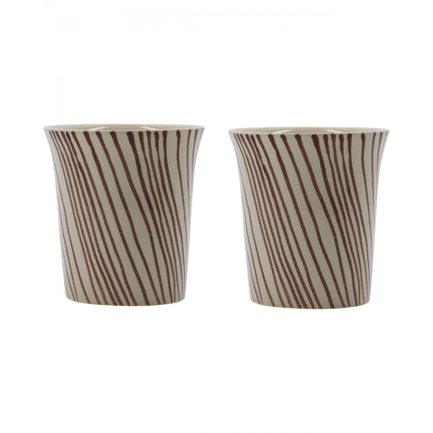 Lot de 2 tasses en grès Diva, HOUSE DOCTOR