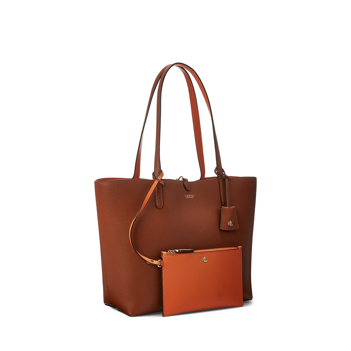 Reversible long handle tote bag Lauren Ralph Lauren La Redoute