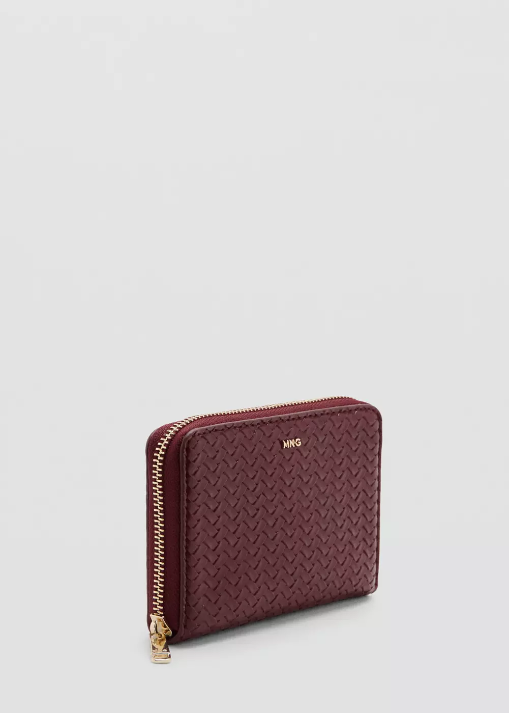 Portefeuille moyen tressé, MANGO