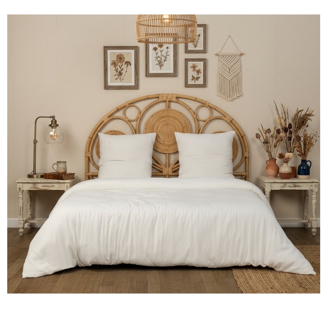 Parure de lit en gaze de microfibre Collection Uni, EDEN